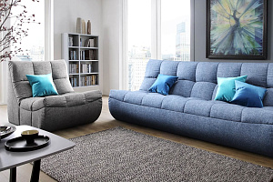 Бескаркасный диван ДеИтали на заказ, стильный диван от российской мебельной фабрики